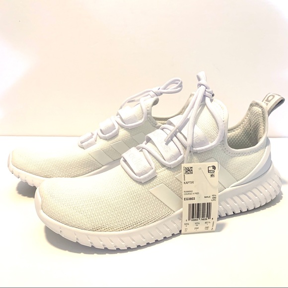 Adidas Mens Kaptir White Sneaker Size 11 - Picture 5 of 13
